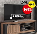 Meuble TV en promo chez Maxi Bazar Bagnolet à 149,99 €