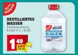 Aktuelles Destilliertes Wasser Angebot bei E center in Mannheim ab 1,49 €