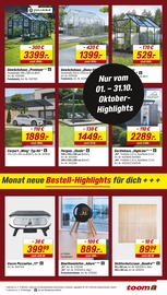 Gewächshaus im toom Baumarkt Prospekt in Kempten Aktueller toom Baumarkt Prospekt mit Gewächshaus, "Respekt, wer's selber macht.", Seite 9