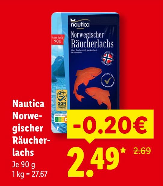 Norwegischer Räucherlachs