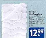 Eco-Steppbett von Novitesse im aktuellen ALDI SÜD Prospekt für 12,99 €