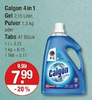 4 in 1 Gel im Angebot bei V-Markt in Regensburg 4 in 1 Gel Angebote von Calgon bei V-Markt Regensburg für 7,99 €
