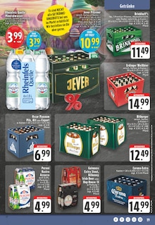 Bier im EDEKA Prospekt "Aktuelle Angebote" mit 24 Seiten (Iserlohn)
