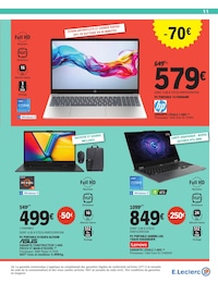 Offre Asus dans le catalogue E.Leclerc du moment à la page 11