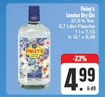 London Dry Gin Angebote von Finley's bei EDEKA Leipzig für 4,99 €