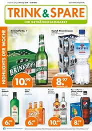 Getränkemärkte Prospekt von Trink und Spare Trink und Spare Prospekt: IHR GETRÄNKEFACHMARKT, 12 Seiten, 18.09.2023 - 23.09.2023