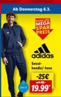 Sweat-hoodie/-hose Angebote von adidas bei Lidl Kassel für 19,99 €