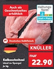 Kalbsschnitzel im Angebot bei Kaufland in Offenburg Kalbsschnitzel Angebote von Deutsches Kalbfleisch bei Kaufland Offenburg für 22,90 €