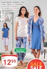 Damen-Mantel, -Sleepshirt, -Shirt, -Capri, -Pants oder -Hose lang oder Damen-Chemise Angebote bei GLOBUS Krefeld für 12,99 €