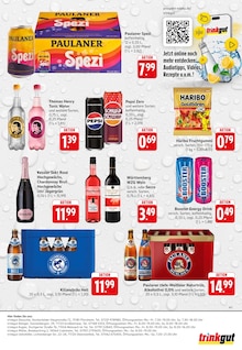 Pepsi im Trinkgut Prospekt "Aktuelle Angebote" mit 8 Seiten (Pforzheim)