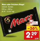 Aktuelle Snickers Angebote bei Netto Marken-Discount in Stuttgart Aktuelles Mars oder Snickers Riegel Angebot bei Netto Marken-Discount in Stuttgart ab 2,29 €
