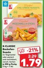 Backofen-Snacks Angebote von K-CLASSIC bei Kaufland Aschaffenburg für 1,79 €