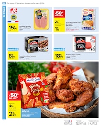 Prix et réduction Cordon Bleu dans le prospectus Carrefour Market en cours Offre Cordon Bleu dans le catalogue Carrefour Market du moment à la page 28