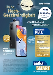 aetka Prospekt für Gießen mit 1 Seite aetka Prospekt für Gießen: "Ho-ho-Hoch-Geschwindigkeit", 1 Seite, 01.12.2023 - 31.12.2023