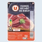 Viande séchée de boeuf ou viande de grisons -25% de sel - U en promo chez Super U Palaiseau à 2,88 €