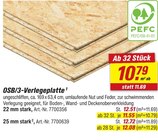 Aktuelles OSB/3-Verlegeplatte Angebot bei toom Baumarkt in Berlin ab 12,51 €