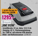 Aktuelle Rasenmäher Angebote bei Hornbach in Paderborn Aktuelles GOAT 01200 Angebot bei Hornbach in Paderborn ab 1.295,00 €