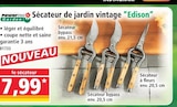 Promo Sécateur de jardin vintage ”edison” à 7,99 € dans le catalogue Norma à Héricourt