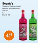 Waldgeist Waldmeister oder Holla die Waldfee Himbeer Angebote von Boente's bei Trink und Spare Willich für 4,49 €