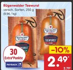 Teewurst Angebote von Rügenwalder bei Netto Marken-Discount Bergkamen für 2,49 €