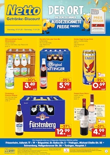 Netto Marken-Discount Prospekt "DER ORT, AN DEM DU IMMER AUSGEZEICHNETE PREISE FINDEST." mit  Seiten (Neuhausen (Eck))