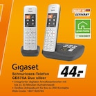 Schnurloses-Telefon CE575A Duo silber Angebote von Gigaset bei expert Bamberg für 44,00 €