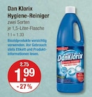 Hygiene-Reiniger von Dan Klorix im aktuellen V-Markt Prospekt für 1,99 €