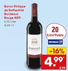 Bordeaux Rouge AOP im Angebot bei Netto Marken-Discount in Unna Bordeaux Rouge AOP Angebote von Baron Philippe de Rothschild bei Netto Marken-Discount Unna für 4,99 €