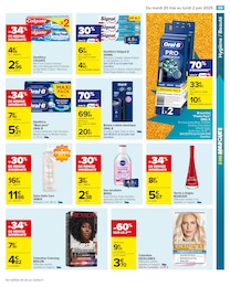 Prix et réduction Coloration dans le prospectus Carrefour en cours Offre Coloration dans le catalogue Carrefour du moment à la page 61