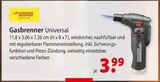 Gasbrenner Universal bei bauSpezi im Sulzfeld Prospekt für 3,99 €