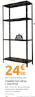 Mr.Bricolage Saint-Laurent-des-Arbres - Promo Étagère tout métal 4 tablettes Promo Étagère tout métal 4 tablettes à 24,90 € dans le catalogue Mr.Bricolage à Saint-Laurent-des-Arbres