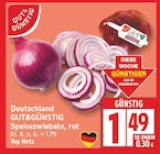 Speisezwiebeln, rot von Gut&Günstig für 1,49 € bei EDEKA im Angebot Speisezwiebeln, rot von Gut&Günstig im aktuellen EDEKA Prospekt