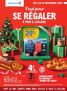 Prospectus E.Leclerc en cours, "Tout pour SE RÉGALER À PRIX E.LECLERC", page 1 sur 40