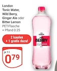 Tonic Water, Wild Berry, Ginger Ale oder Bitter Lemon im Angebot bei GLOBUS in St. Ingbert Tonic Water, Wild Berry, Ginger Ale oder Bitter Lemon Angebote von London bei GLOBUS St. Ingbert für 0,79 €