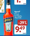 Aperol Angebote bei ALDI SÜD Ulm für 9,49 €