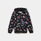 Promo Sweat zippé à capuche noir fille à 9,99 € dans le catalogue La Halle à Pessac