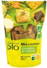 Mini crakers épeautre et quinoa - NATURE BIO dans le catalogue Cora