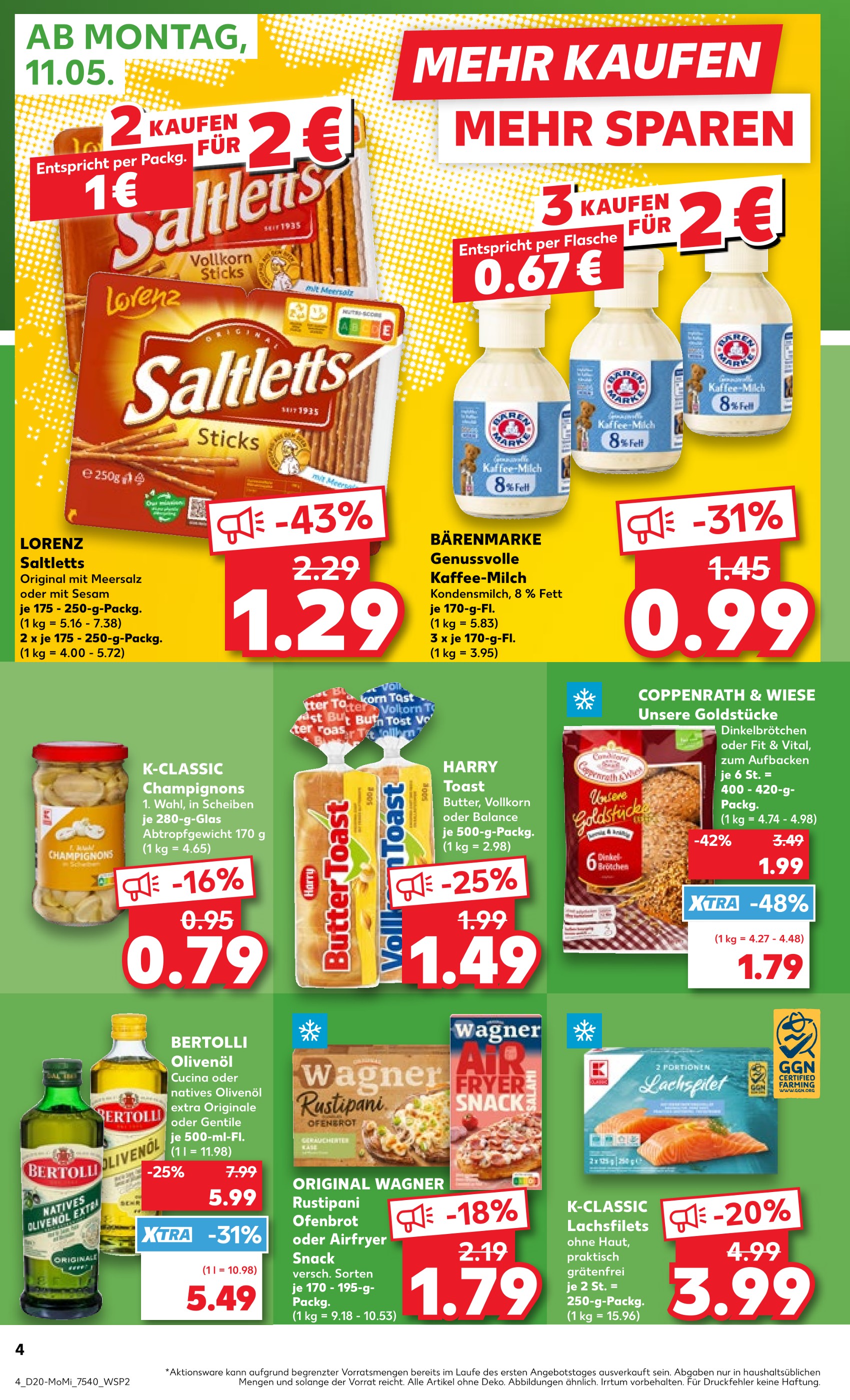 Aktueller Kaufland Prospekt mit Lachs, "KNÜLLER", Seite 4