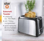 Edelstahl Toaster von star im aktuellen Netto Marken-Discount Prospekt für 14,99 €