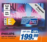 Aktuelle Fernseher Angebote bei expert Gröblinghoff in Nettetal Aktuelles LED-TV 32PFS6109 Angebot bei expert Gröblinghoff in Nettetal ab 199,99 €