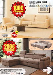 Offre Canapé Convertible dans le catalogue Maxi Bazar du moment à la page 7