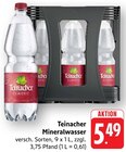 EDEKA Weisenbach - Mineralwasser Angebot im Prospekt Mineralwasser bei EDEKA im Weisenbach Prospekt für 5,49 €