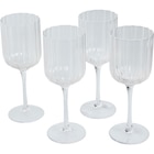 Set de 4 verres à vin en promo à 14,99 € chez Carrefour Set de 4 verres à vin dans le catalogue Carrefour
