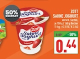 Sahne Joghurt Angebote von Zott bei Marktkauf Brühl für 0,44 €