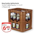 Apfelschorle von Berg Quellen im aktuellen GLOBUS Prospekt