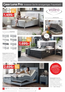Boxspringbett im XXXLutz Prospekt "Schlafzimmer Spezial" mit 24 Seiten (Essen)