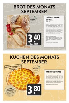 Brot im aktuellen Hieber Prospekt (Freiburg (Breisgau)) Brot im Hieber Prospekt "Aktuelle Angebote" mit 18 Seiten (Freiburg (Breisgau))