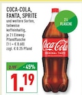 Coca-Cola oder Fanta oder Sprite Angebote von Coca-Cola bei Marktkauf Essen für 1,19 €