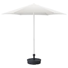 Sonnenschirm mit Ständer weiß/Grytö dunkelgrau Angebote von HÖGÖN bei IKEA Passau für 89,99 €