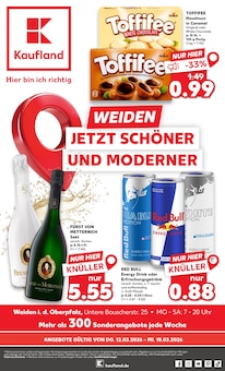 Red Bull im Kaufland Prospekt "Hier bin ich richtig" mit 82 Seiten (Weiden (Oberpfalz))